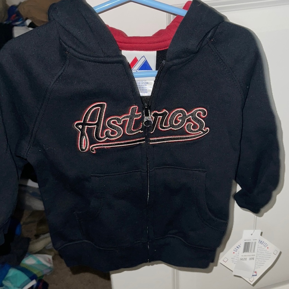 Astros zip up hoodie